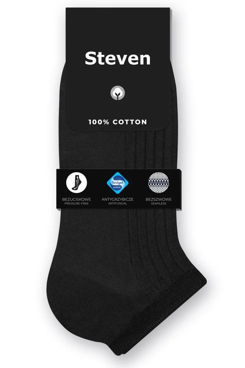 Pánské ponožky v černé barvě - Steven
