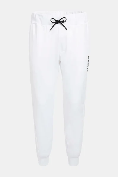Pánské bílé teplákové kalhoty Guess