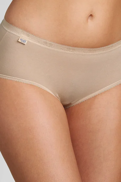 Dámské kalhotky Basic+ Midi v tělové barvě - Sloggi
