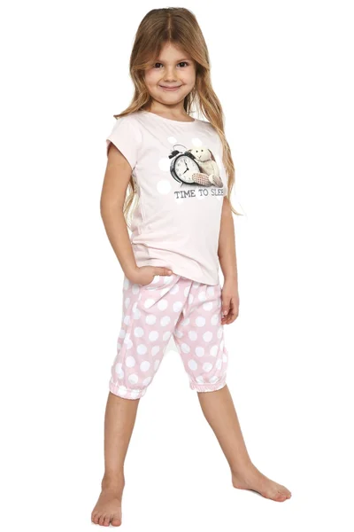 Dívčí pyžamo  - Cornette Růžová