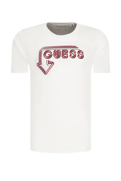 Pánské tričko - TWHT - Guess bílá
