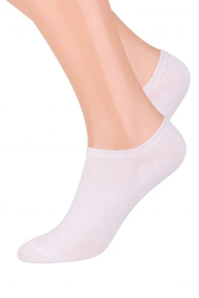 Dámské ponožky v bílé barvě - Steven