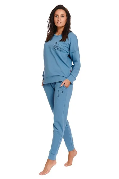 Dámský komplet Leona v modré barvě Dn-nightwear
