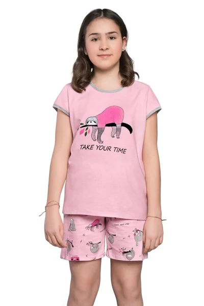Dívčí pyžamo Lalima v růžové barvě Italian Fashion