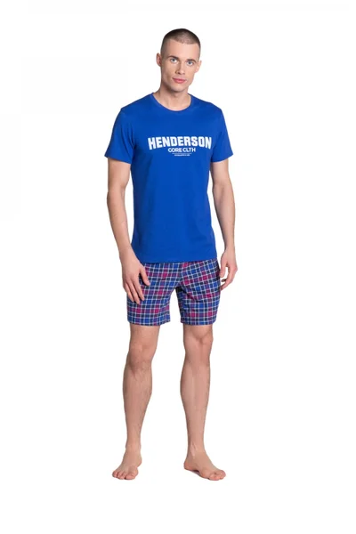 Pánské pyžamo Lid v modré barvě - Henderson
