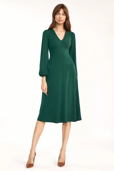 Dámské denní šaty  - Nife tmavě zelená