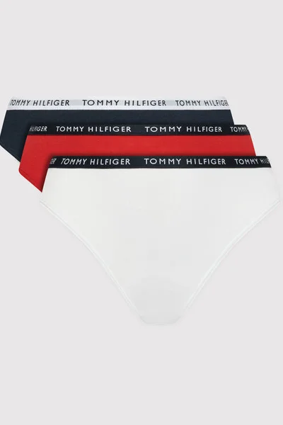 Dámské tanga 3pack - - 0WS - Tommy Hilfiger směs barev