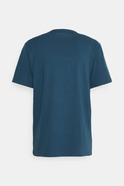 Pánské triko na spaní C1E - petrolejová - Calvin Klein