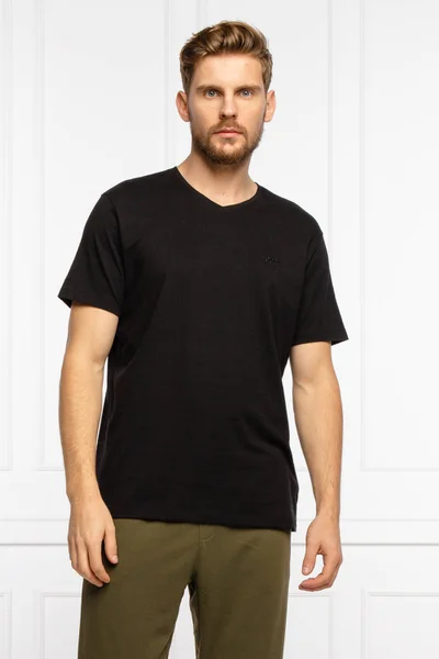 Pánské tričko T-Shirt VN 2p CO v černé barvě - Hugo Boss