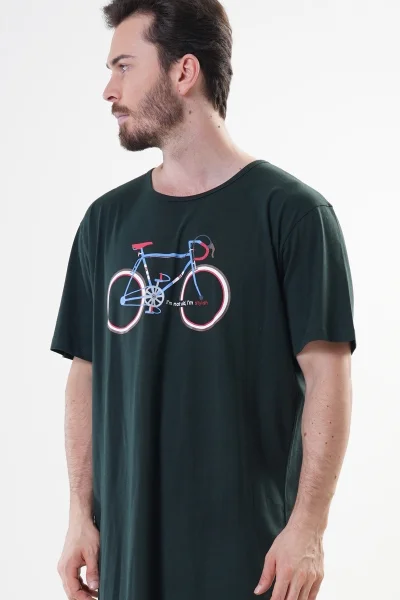Pánská noční košile s krátkým rukávem  bike Cool Comics