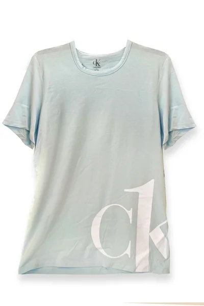 Pánské tričko   sky v modré barvě - Calvin Klein
