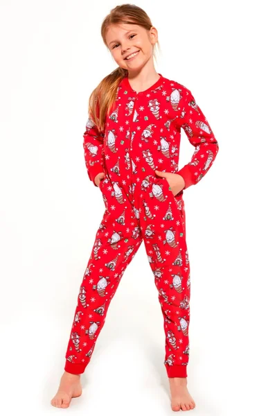 Dívčí pyžamo  Gnomes2 - Cornette Červená