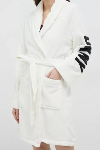 Dámský župan  v bílé barvě - DKNY