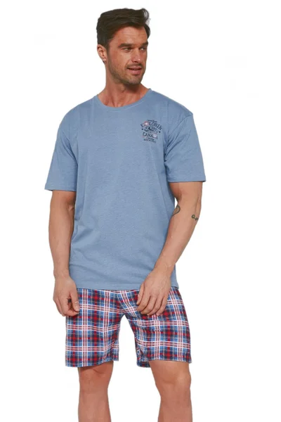Pánské pyžamo  2  - Cornette modro