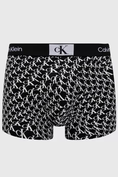 Pánské boxerky   černábílá - Calvin Klein černá/bílá