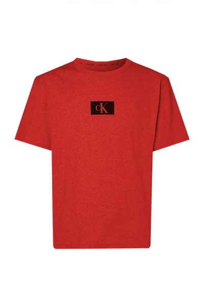 Pánské triko na spaní  XNZ červená - Calvin Klein