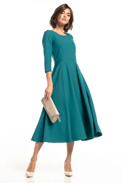Dámské denní šaty  smaragdové - Tessita smaragdová