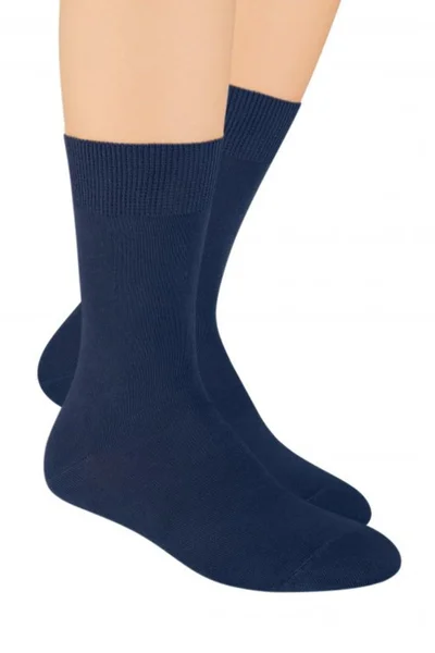 Pánské ponožky tmavě v modré barvě - Steven
