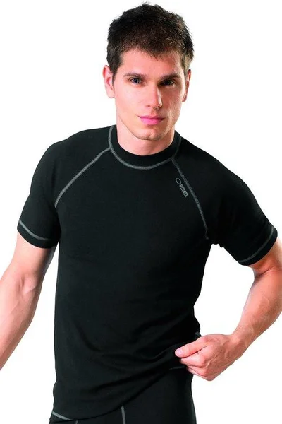 Černé pánské triko Winner s funkčními vlastnostmi