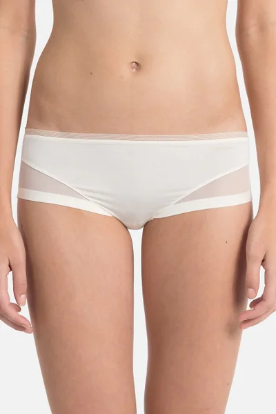 Slonovinové kalhotky Calvin Klein s bezešvým zakončením