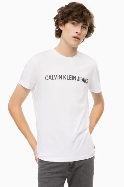 Pánské bílé tričko Calvin Klein