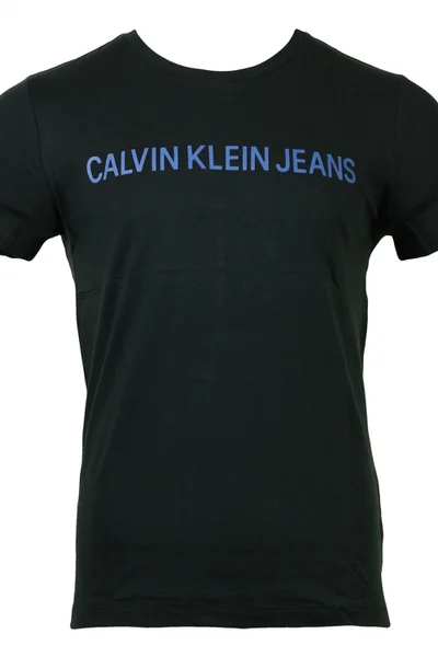 Pánské tmavě modré tričko Calvin Klein tmavě modrá