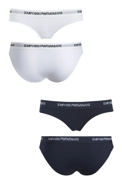 Bílé kalhotky Emporio Armani