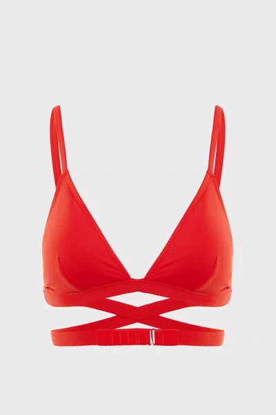 Plavková červená podprsenka  Calvin Klein