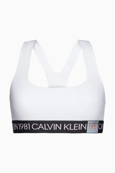 Bílá podprsenka bez kostice  Calvin Klein