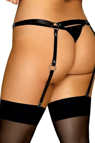 Dámský svůdný podvazkový pás Garter Belt - Obsessive černá