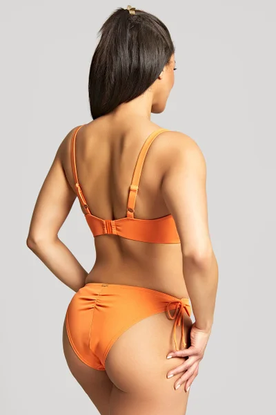 Oranžový Bikiny Top s Kosticemi - Dámský - Panache