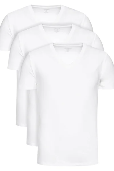 Pánské tričko  3pk v bílé barvě - Calvin Klein
