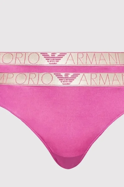 Dámské kalhotky  - v růžové barvě - Emporio Armani