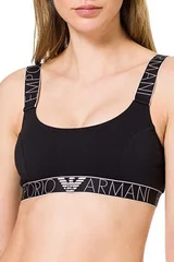 Dámská bralette sportovní podprsenka  tmavě v modré barvě - Emporio Armani