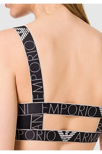 Dámská bralette sportovní podprsenka  tmavě v modré barvě - Emporio Armani