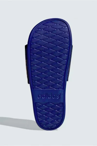 Žabky Adidas Comfort modré s 3 proužky