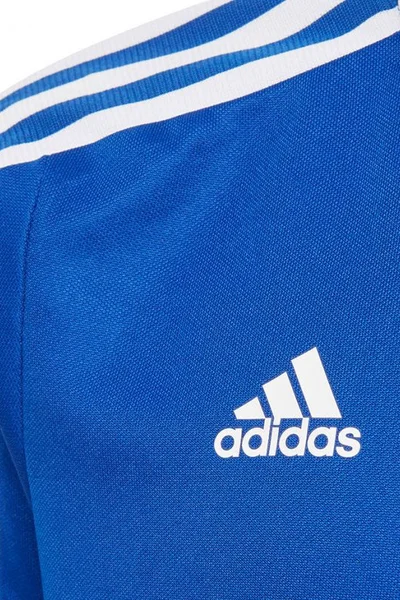 Dětská fotbalová mikina Tiro Training Top Youth Jr  v modré barvě - Adidas B2B Professiona