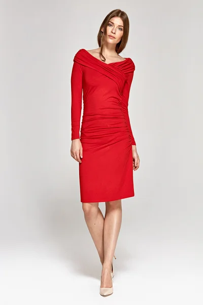 Dámské červené šaty Colett