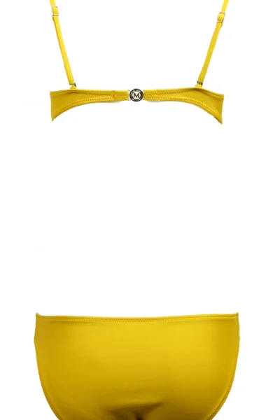 Žluté jednodílné plavky Marko s vykrojenými boky