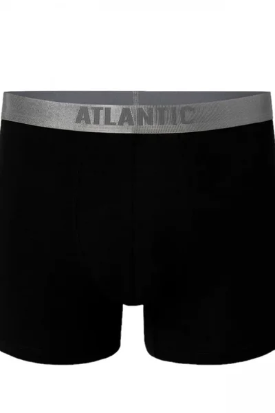 Černé sportovní pánské boxerky Atlantic