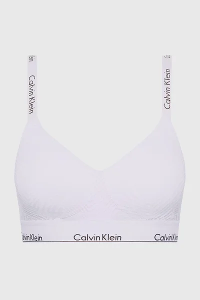 Lehká krajková podprsenka s podpisem - Calvin Klein