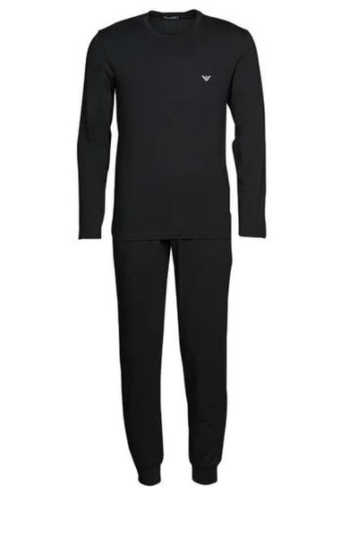 Pánské pyžamo   v černé barvě - Emporio Armani