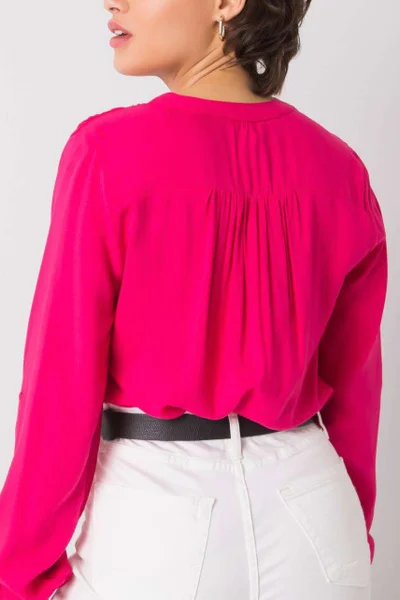 Růžová Rue Paris košile - 100% bavlna