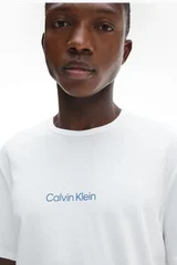 Mužské bílé noční triko Calvin Klein Signature