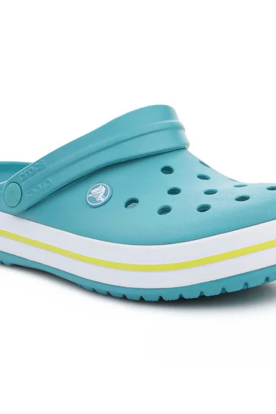 Lehké tyrkysové dámské žabky Crocs AquaComfort