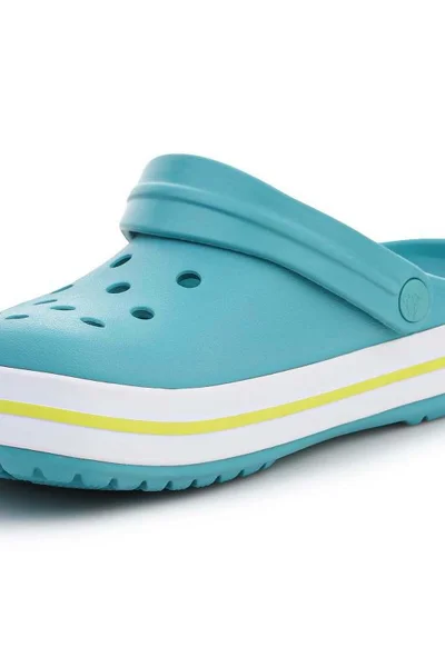 Lehké tyrkysové dámské žabky Crocs AquaComfort