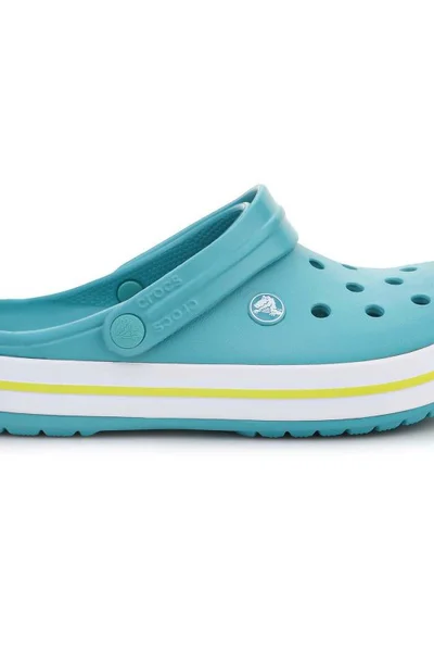 Lehké tyrkysové dámské žabky Crocs AquaComfort