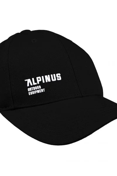 Pánské baseballová čepice  - Alpinus černá s bílou Gemini