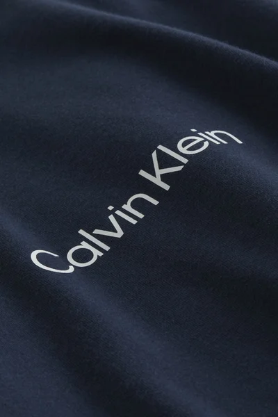 Modré pánské pyžamo Calvin Klein long sleeve a kalhoty