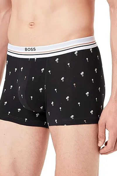 Elegantní pánské boxerky BOSS s logem v pase Hugo Boss